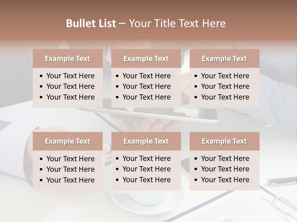 Leadership Gadget Business PowerPoint Template