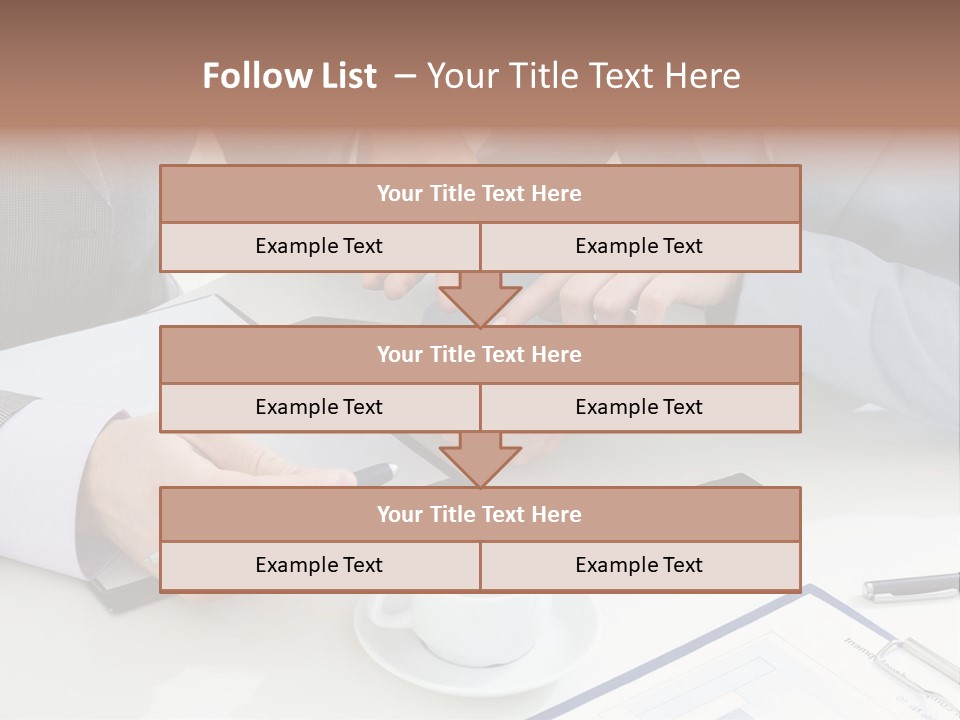Leadership Gadget Business PowerPoint Template