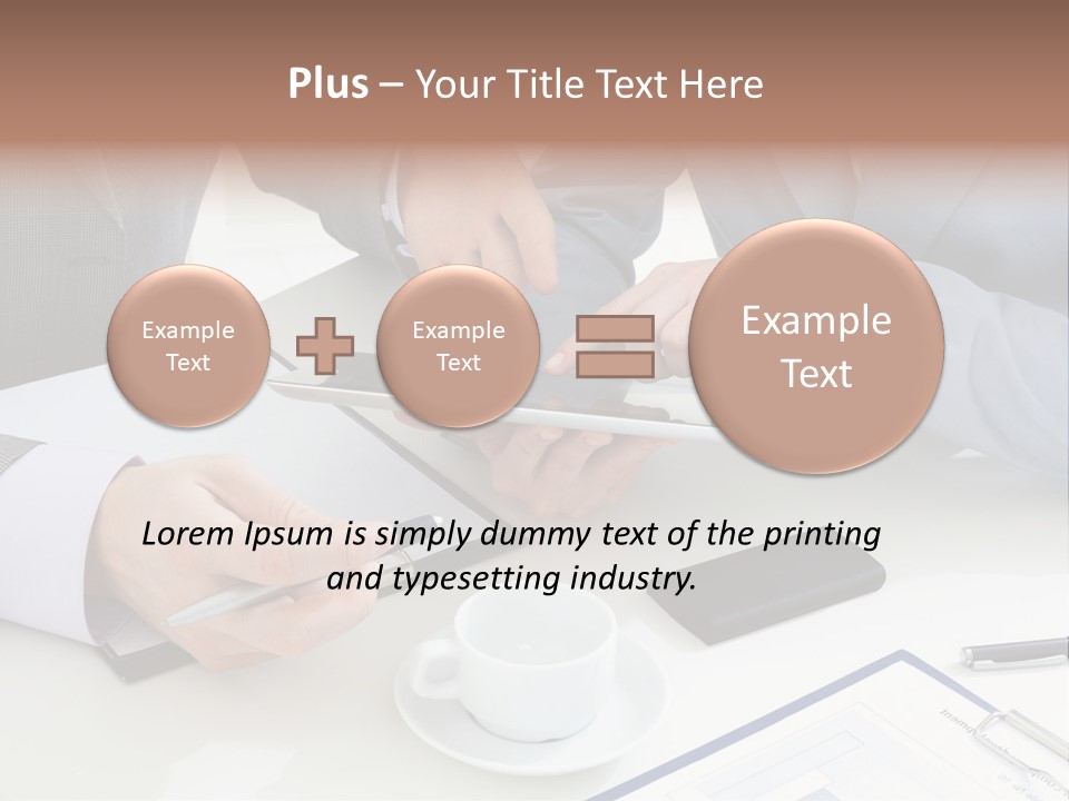 Leadership Gadget Business PowerPoint Template