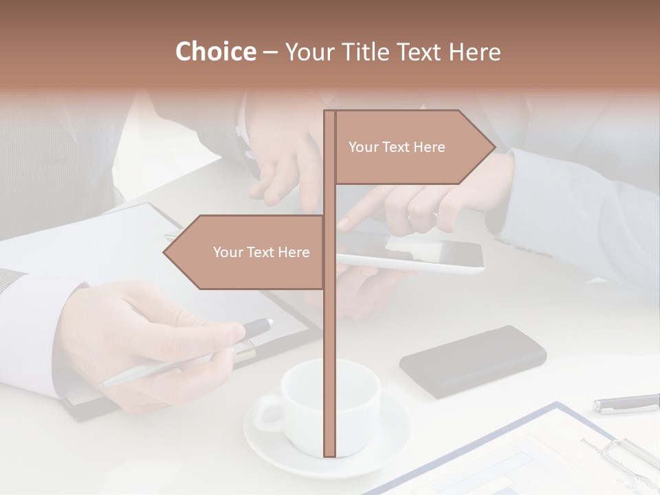 Leadership Gadget Business PowerPoint Template