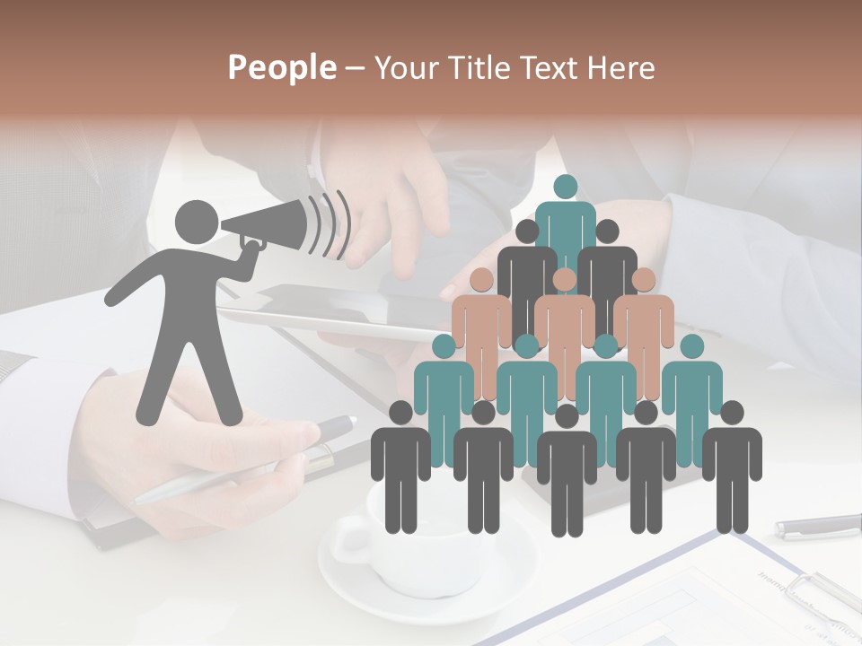 Leadership Gadget Business PowerPoint Template