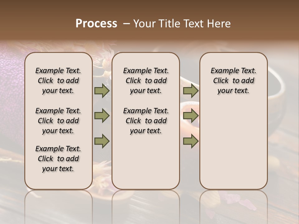 Beauty Body Violet Sea Salt PowerPoint Template