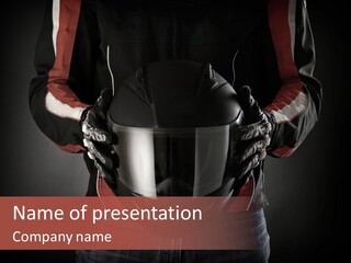 Chest Jacket Race PowerPoint Template