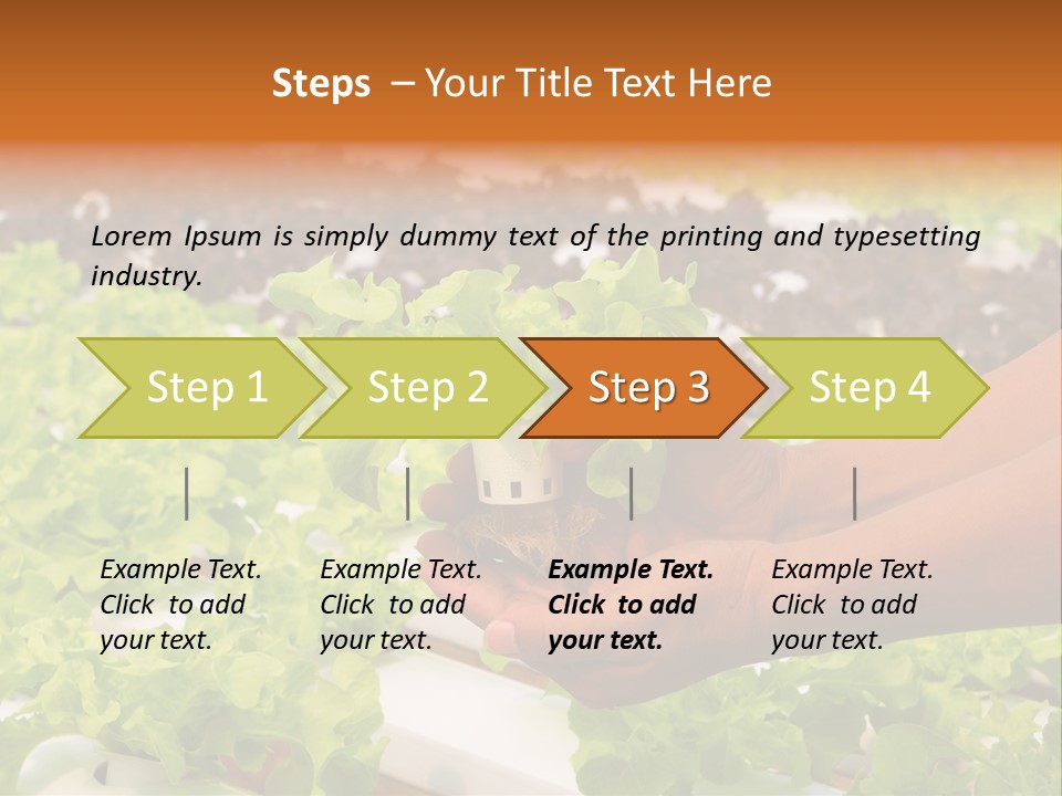A Person Holding A Small House Plant In Their Hands PowerPoint Template