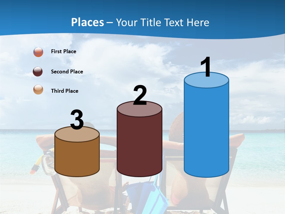 South Male Atoll Travel Tan PowerPoint Template