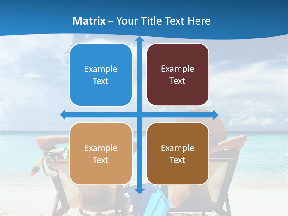 South Male Atoll Travel Tan PowerPoint Template