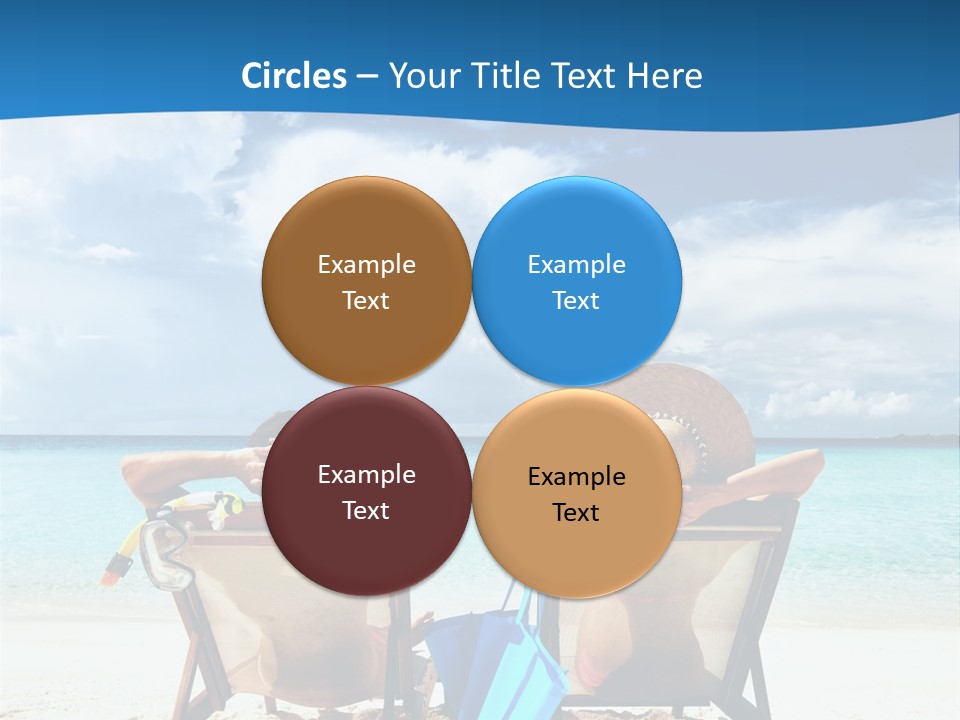 South Male Atoll Travel Tan PowerPoint Template