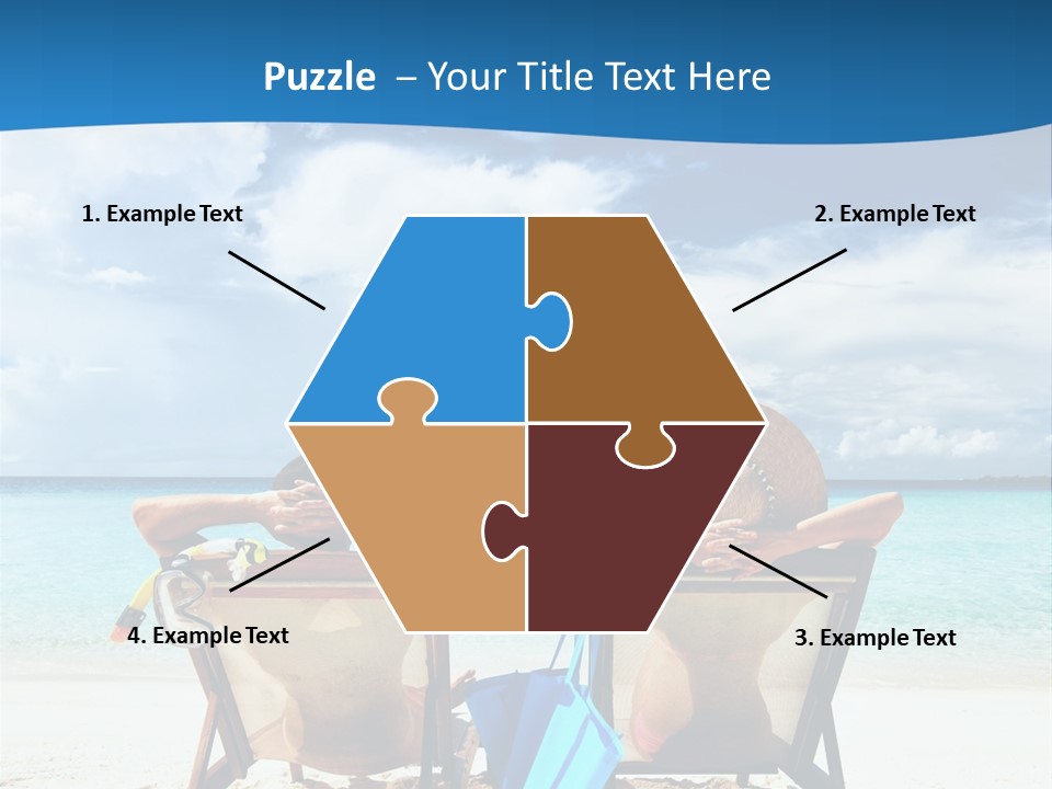 South Male Atoll Travel Tan PowerPoint Template