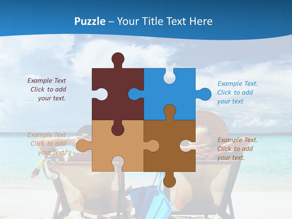 South Male Atoll Travel Tan PowerPoint Template