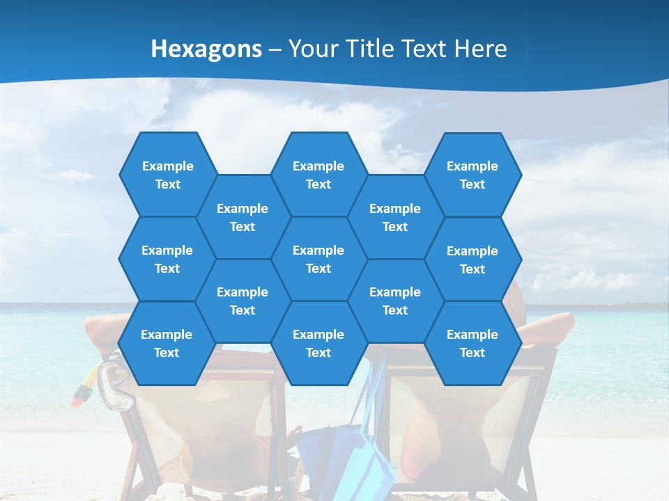 South Male Atoll Travel Tan PowerPoint Template