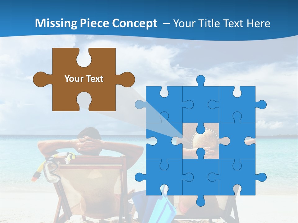 South Male Atoll Travel Tan PowerPoint Template