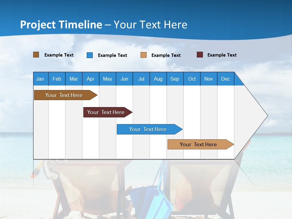 South Male Atoll Travel Tan PowerPoint Template