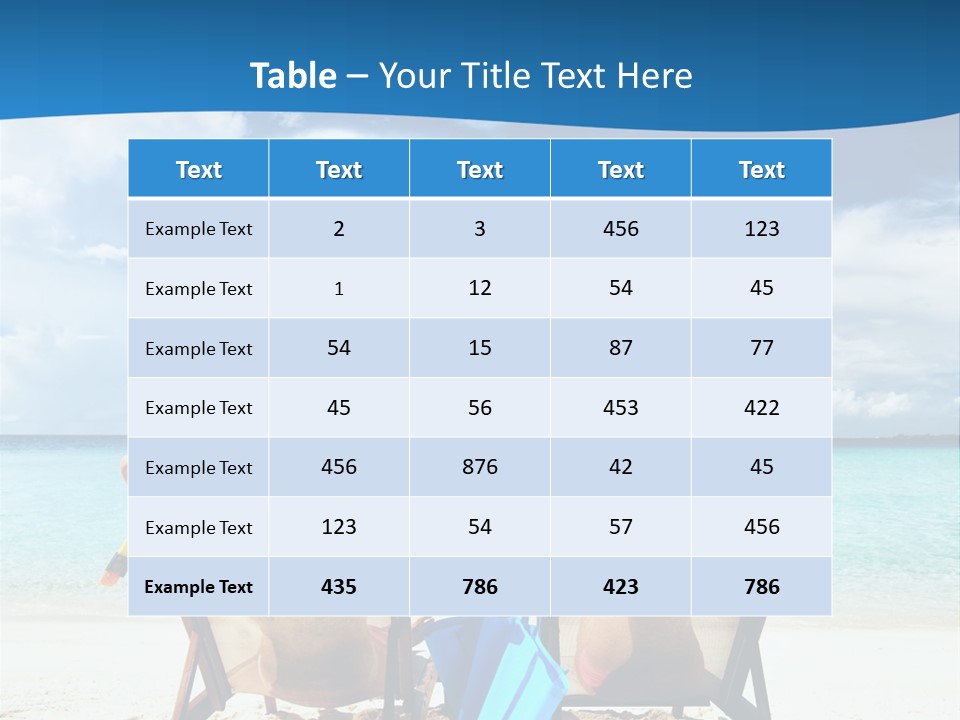 South Male Atoll Travel Tan PowerPoint Template
