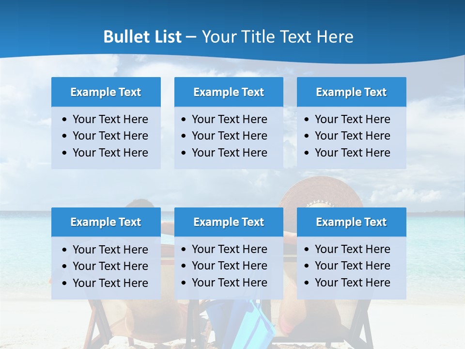 South Male Atoll Travel Tan PowerPoint Template