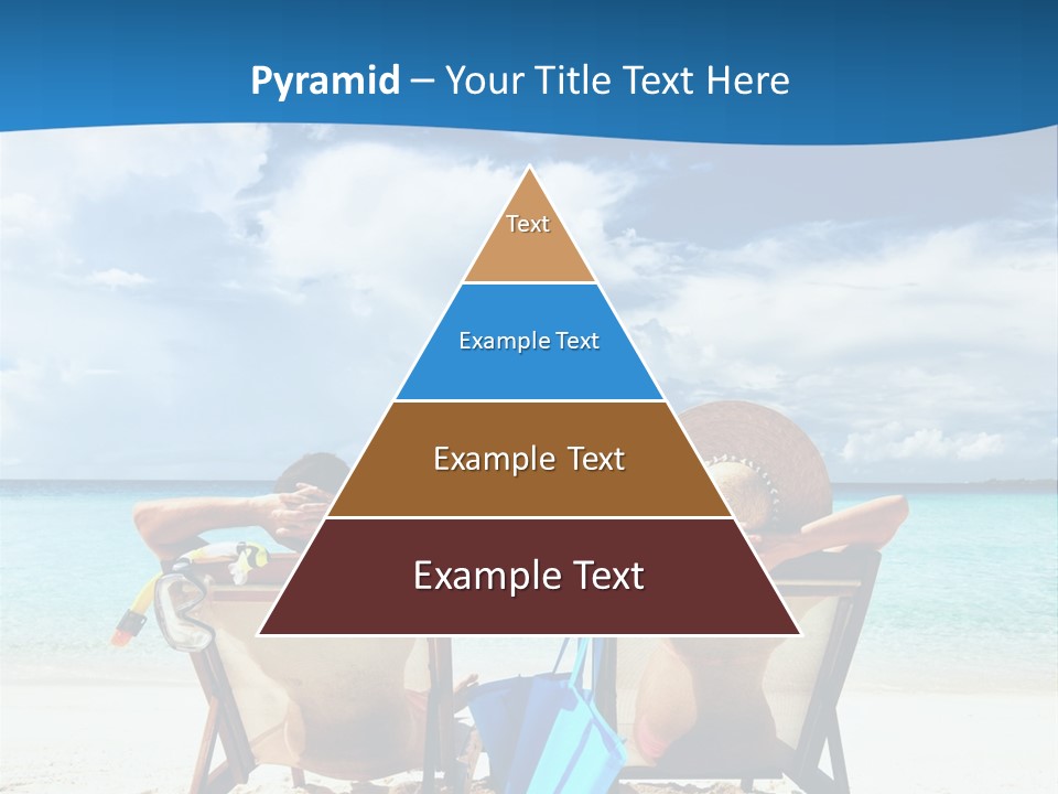 South Male Atoll Travel Tan PowerPoint Template