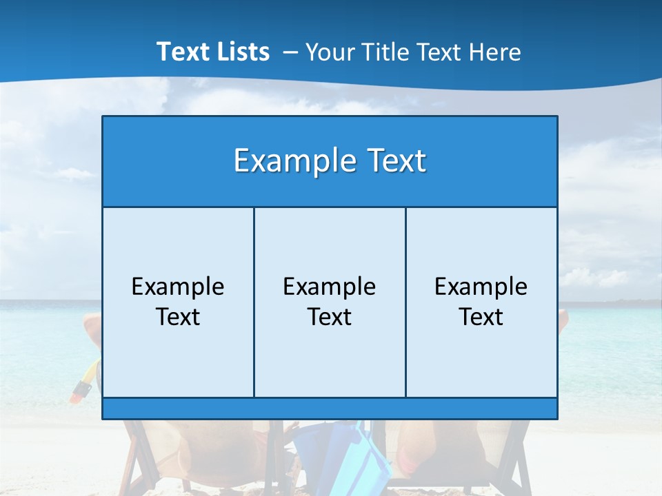 South Male Atoll Travel Tan PowerPoint Template
