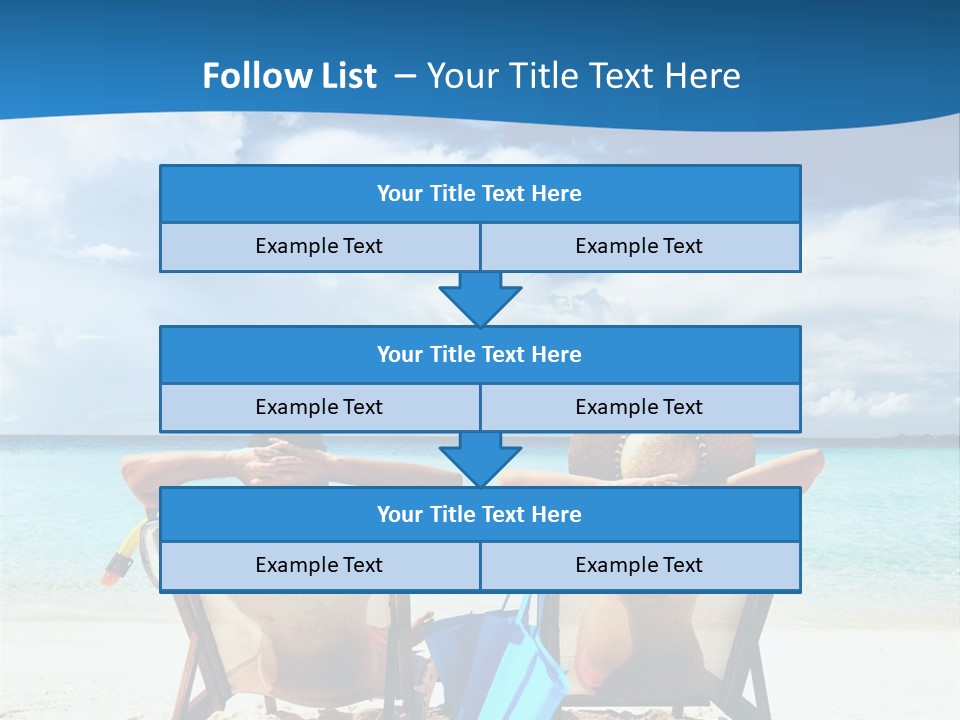 South Male Atoll Travel Tan PowerPoint Template