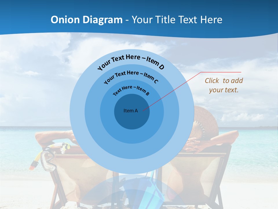 South Male Atoll Travel Tan PowerPoint Template