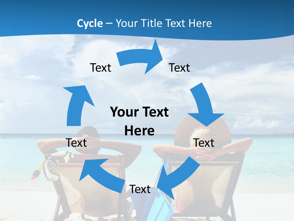 South Male Atoll Travel Tan PowerPoint Template