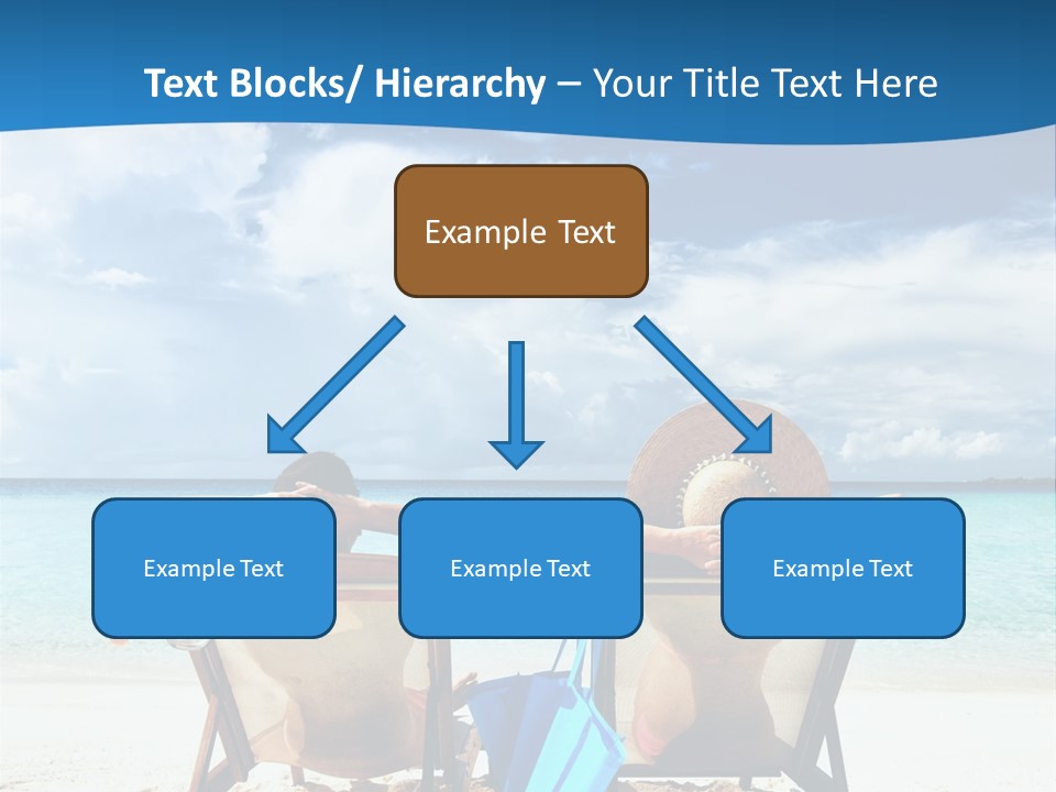 South Male Atoll Travel Tan PowerPoint Template