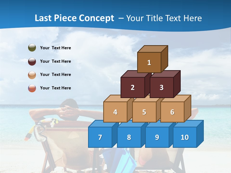 South Male Atoll Travel Tan PowerPoint Template