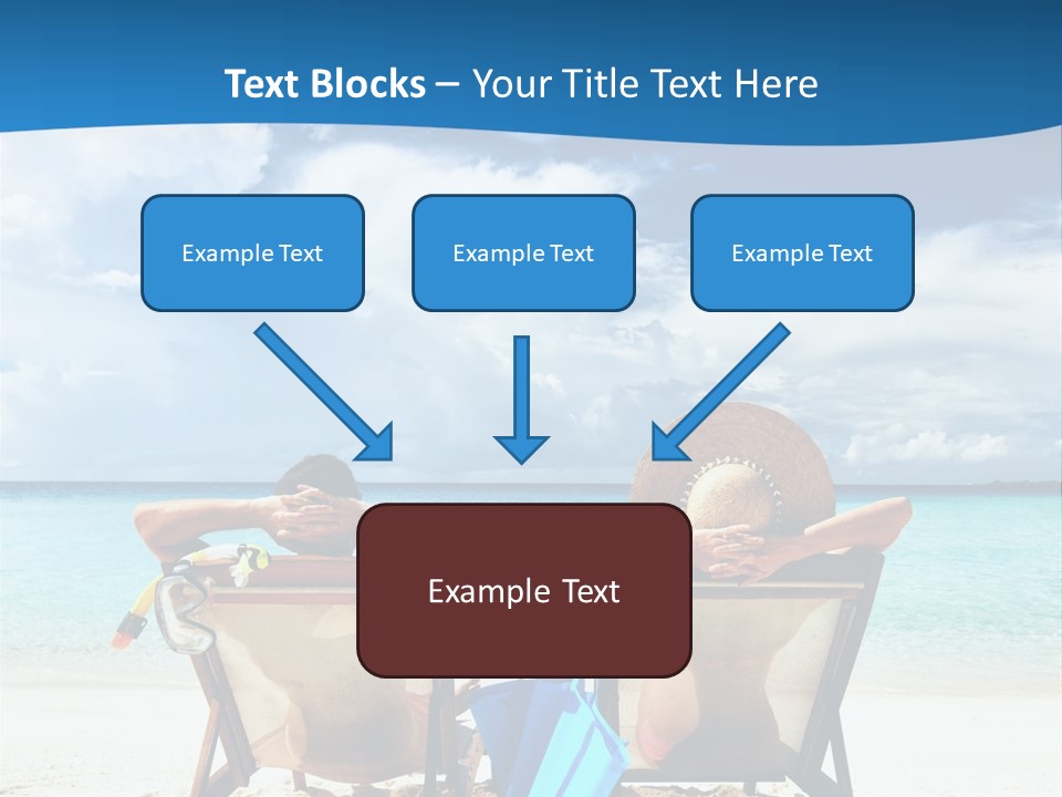 South Male Atoll Travel Tan PowerPoint Template
