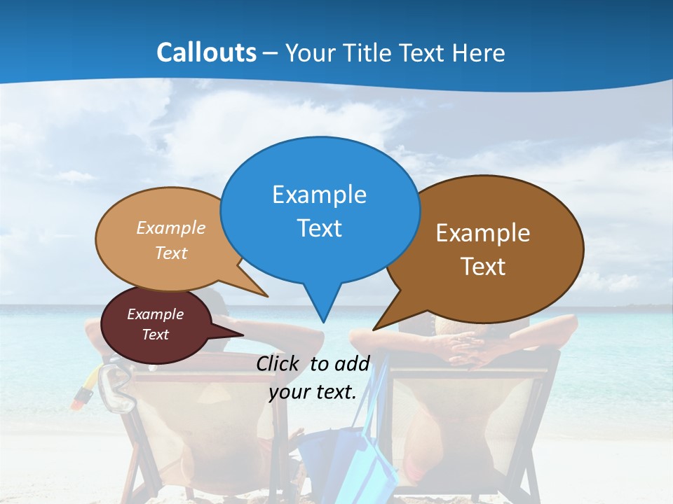 South Male Atoll Travel Tan PowerPoint Template