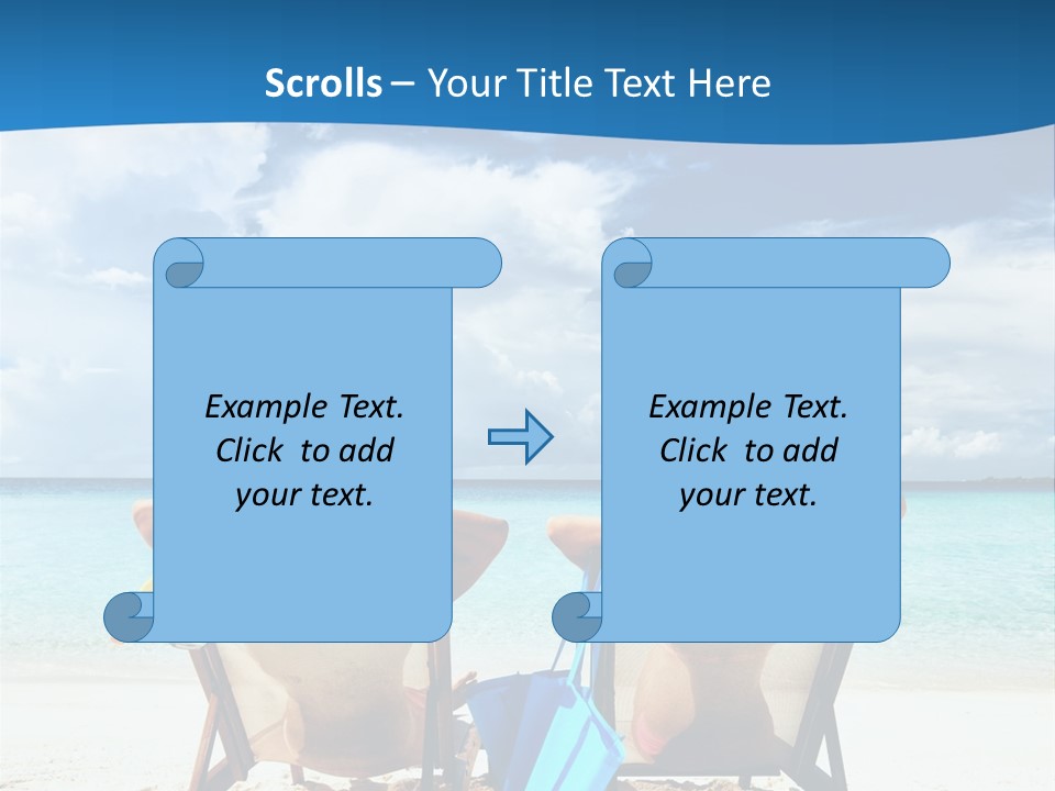 South Male Atoll Travel Tan PowerPoint Template