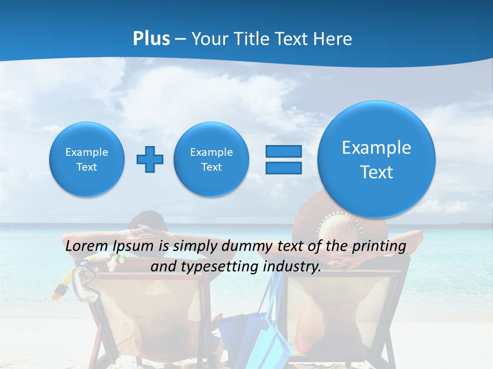 South Male Atoll Travel Tan PowerPoint Template