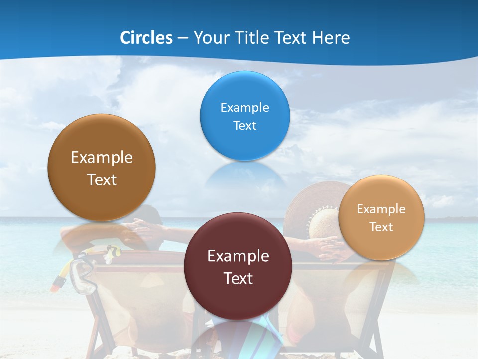 South Male Atoll Travel Tan PowerPoint Template