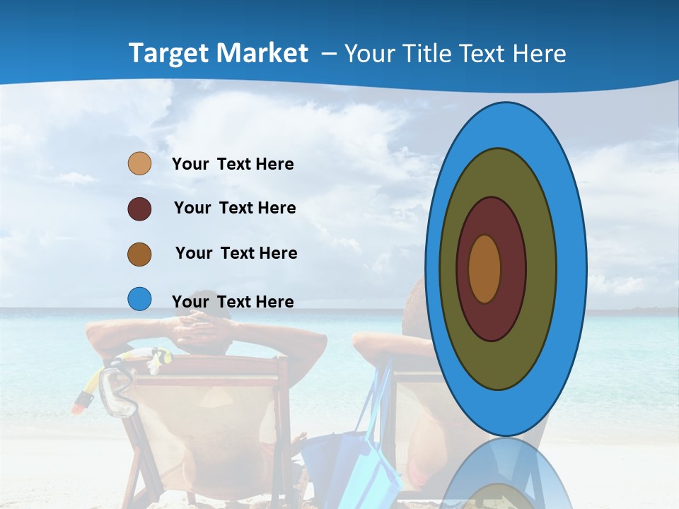 South Male Atoll Travel Tan PowerPoint Template