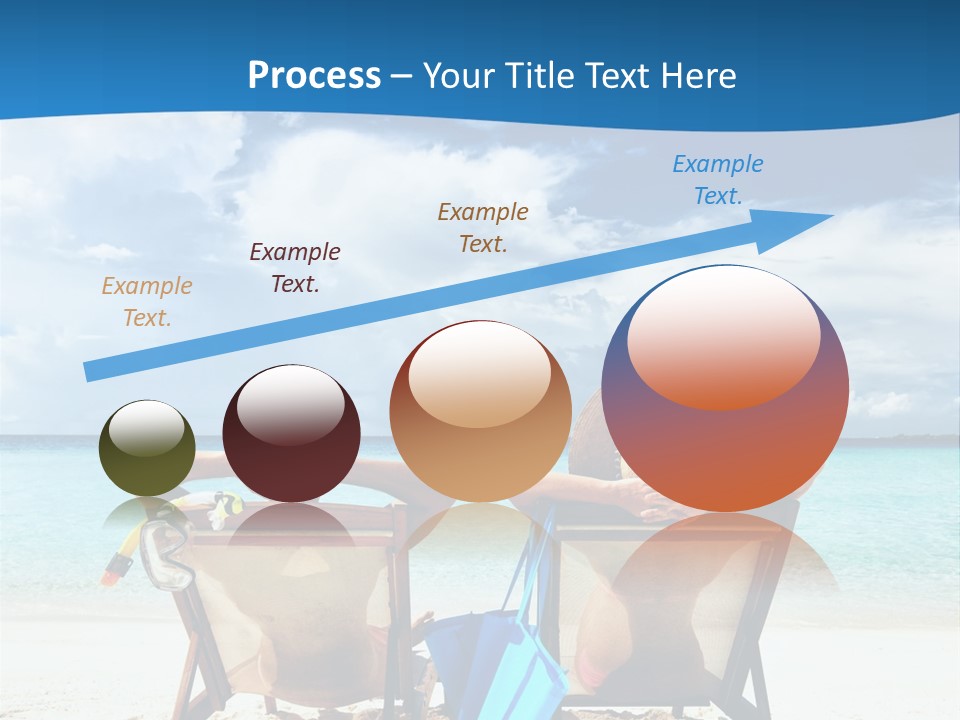 South Male Atoll Travel Tan PowerPoint Template
