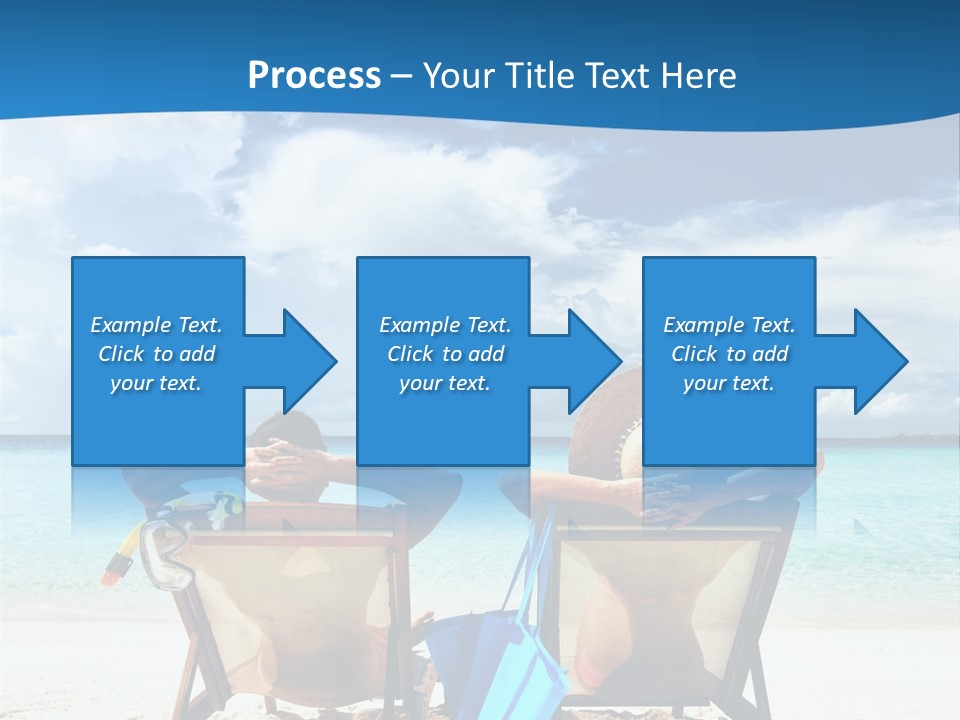 South Male Atoll Travel Tan PowerPoint Template