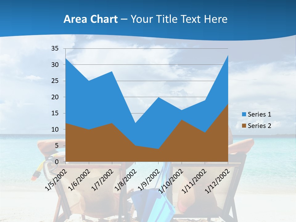 South Male Atoll Travel Tan PowerPoint Template