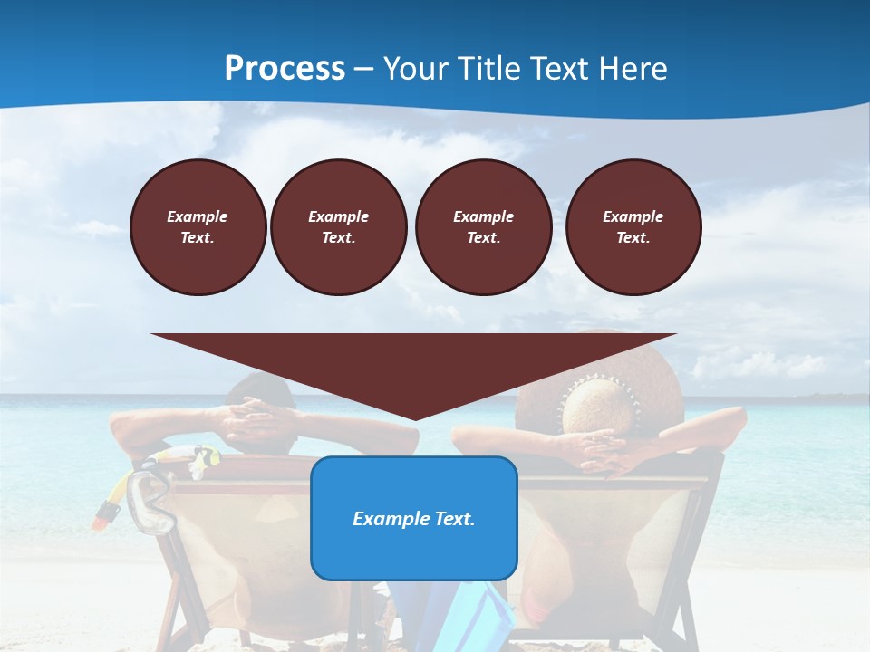 South Male Atoll Travel Tan PowerPoint Template