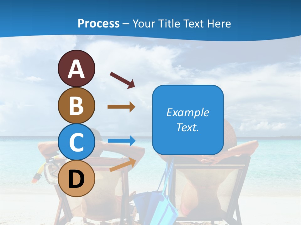 South Male Atoll Travel Tan PowerPoint Template
