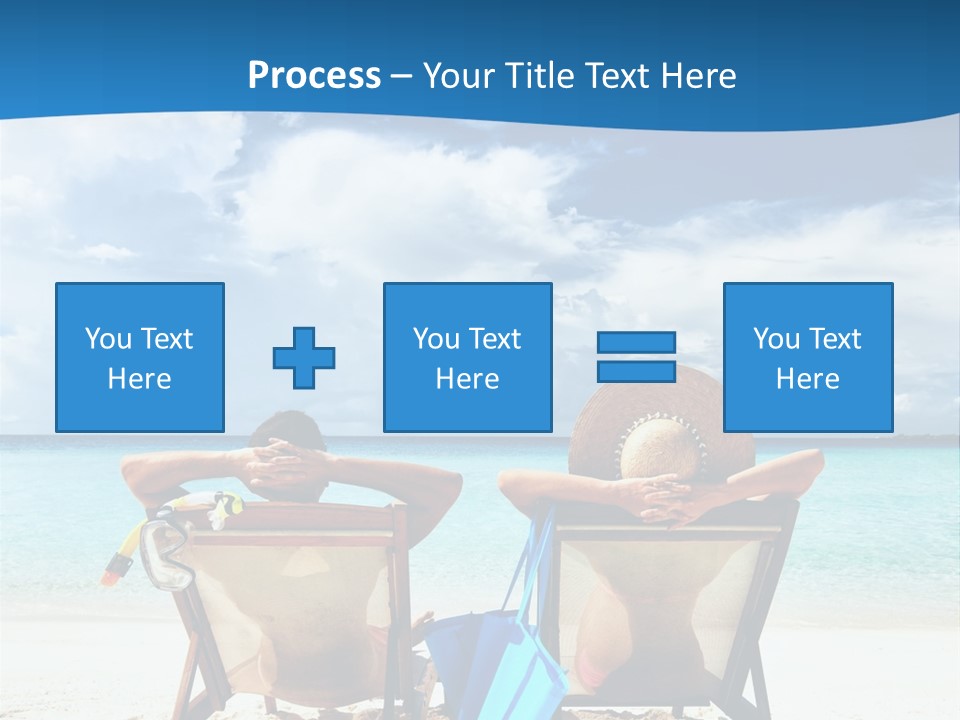 South Male Atoll Travel Tan PowerPoint Template