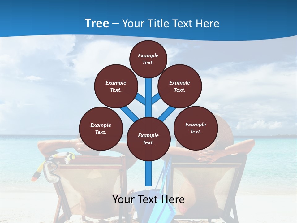 South Male Atoll Travel Tan PowerPoint Template