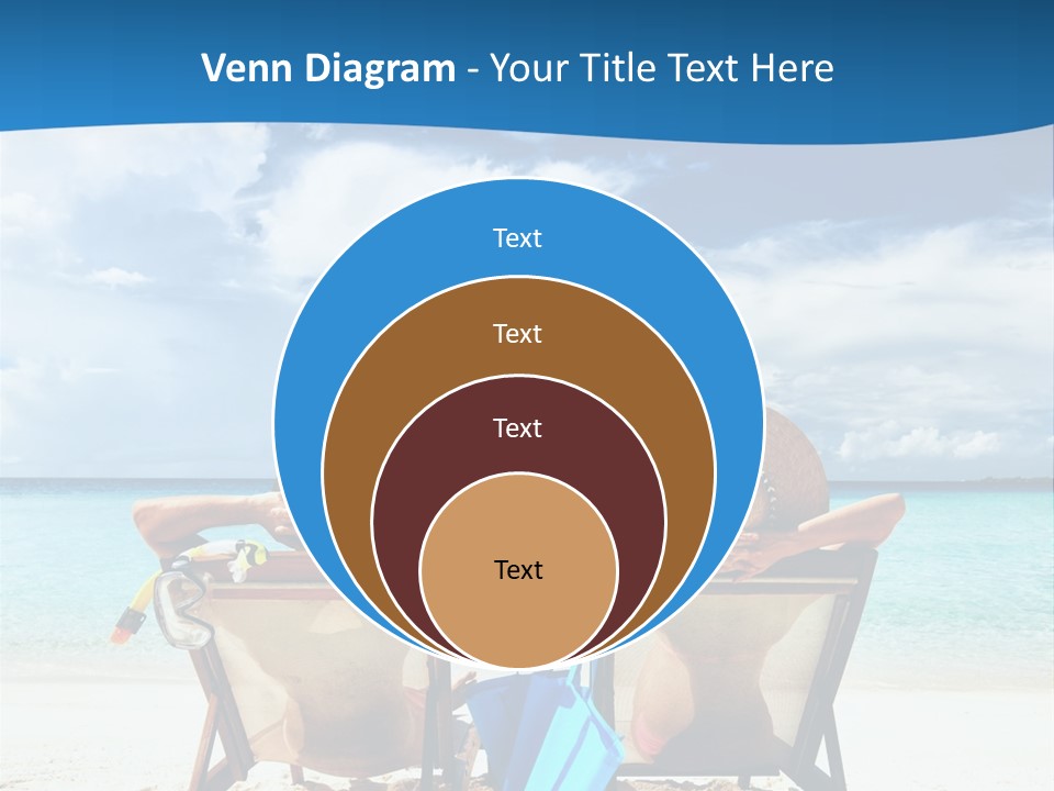 South Male Atoll Travel Tan PowerPoint Template