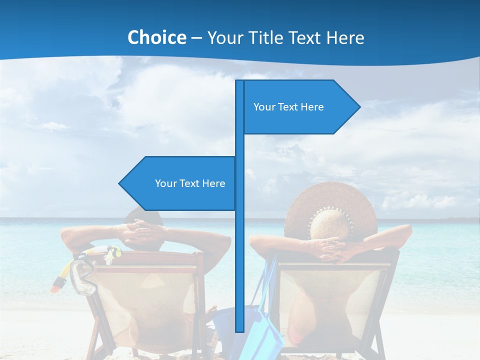 South Male Atoll Travel Tan PowerPoint Template