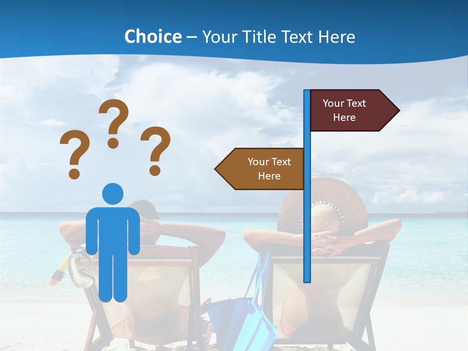 South Male Atoll Travel Tan PowerPoint Template