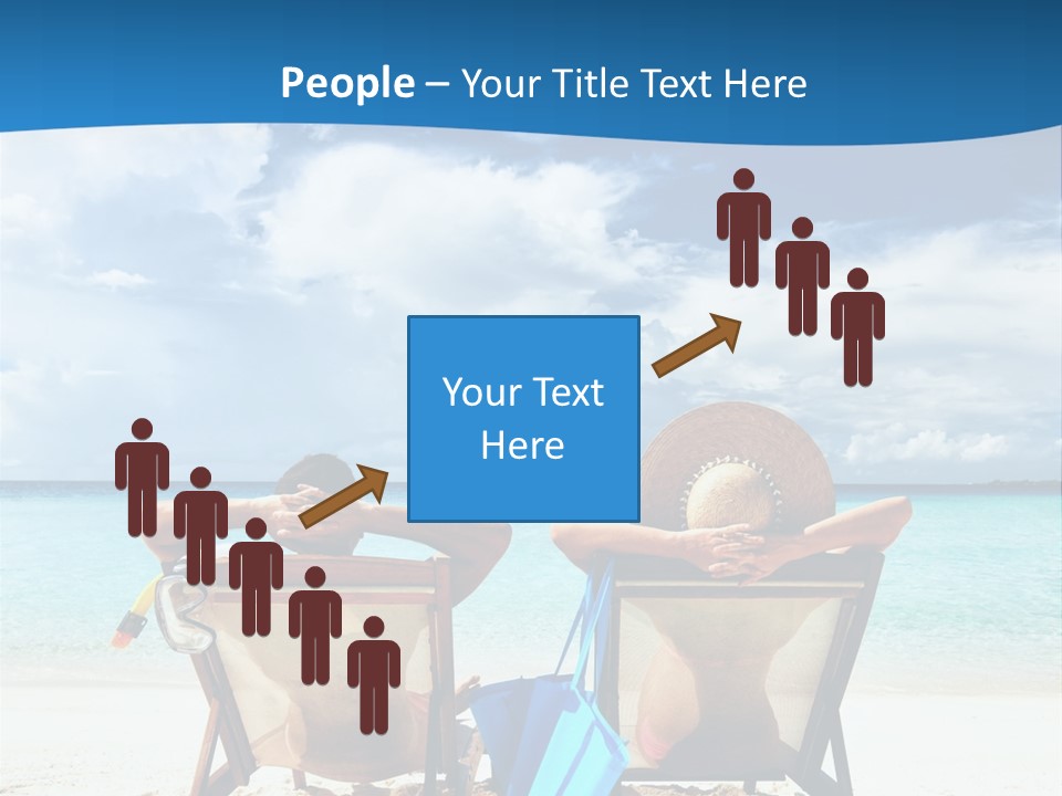 South Male Atoll Travel Tan PowerPoint Template