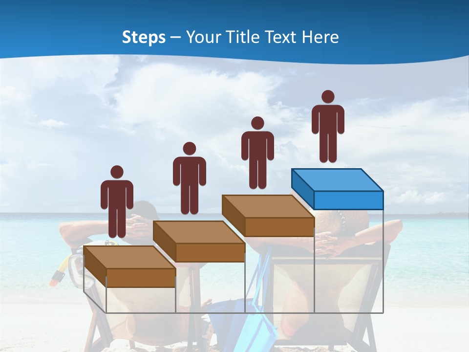 South Male Atoll Travel Tan PowerPoint Template