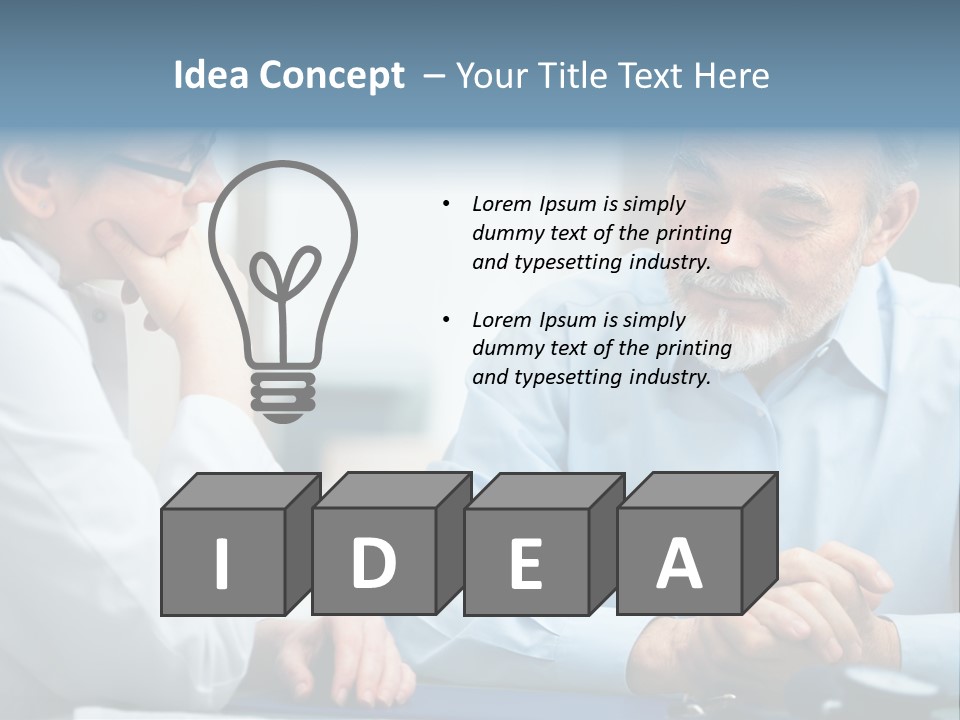 Depletion Consultant Explaining PowerPoint Template