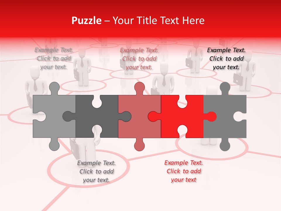 Line Male Chief PowerPoint Template