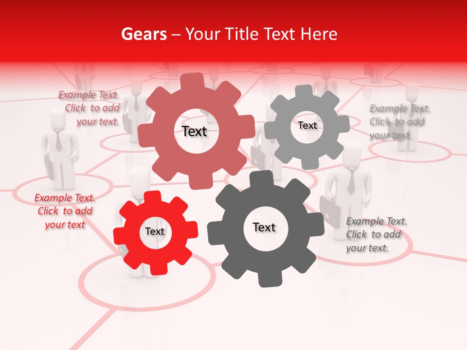 Line Male Chief PowerPoint Template