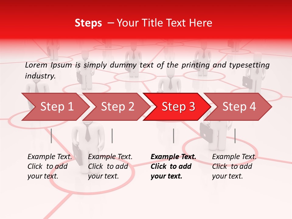Line Male Chief PowerPoint Template