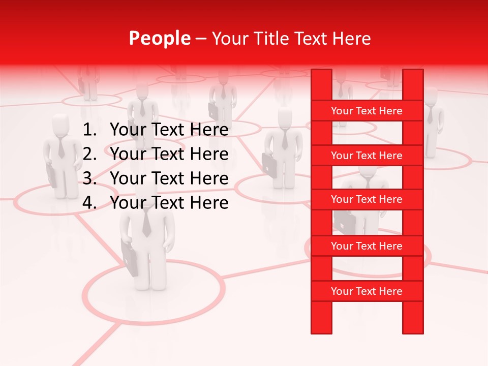 Line Male Chief PowerPoint Template