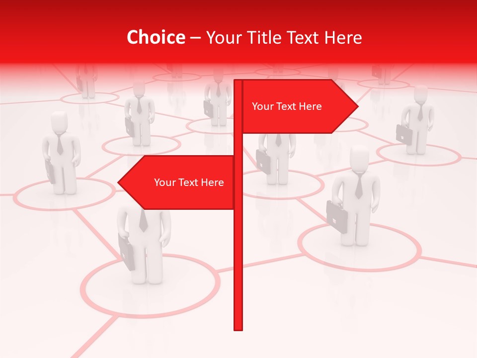 Line Male Chief PowerPoint Template