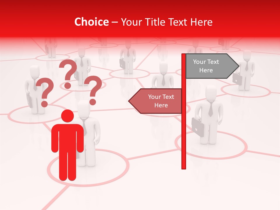 Line Male Chief PowerPoint Template